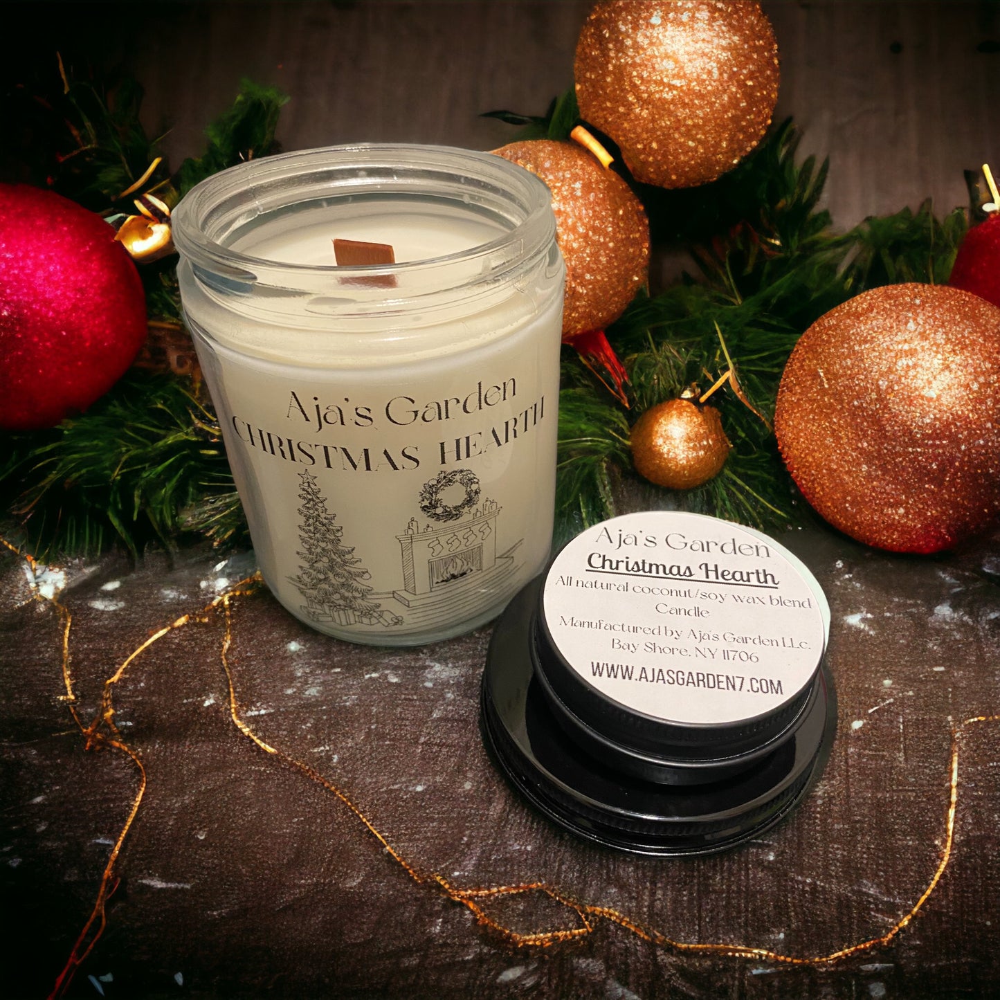 Christmas Hearth scented candle